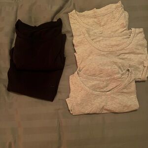 lululemon athletica - 5 Year T Shirt— Short Sleeve Tees - Black and Gray - XXL